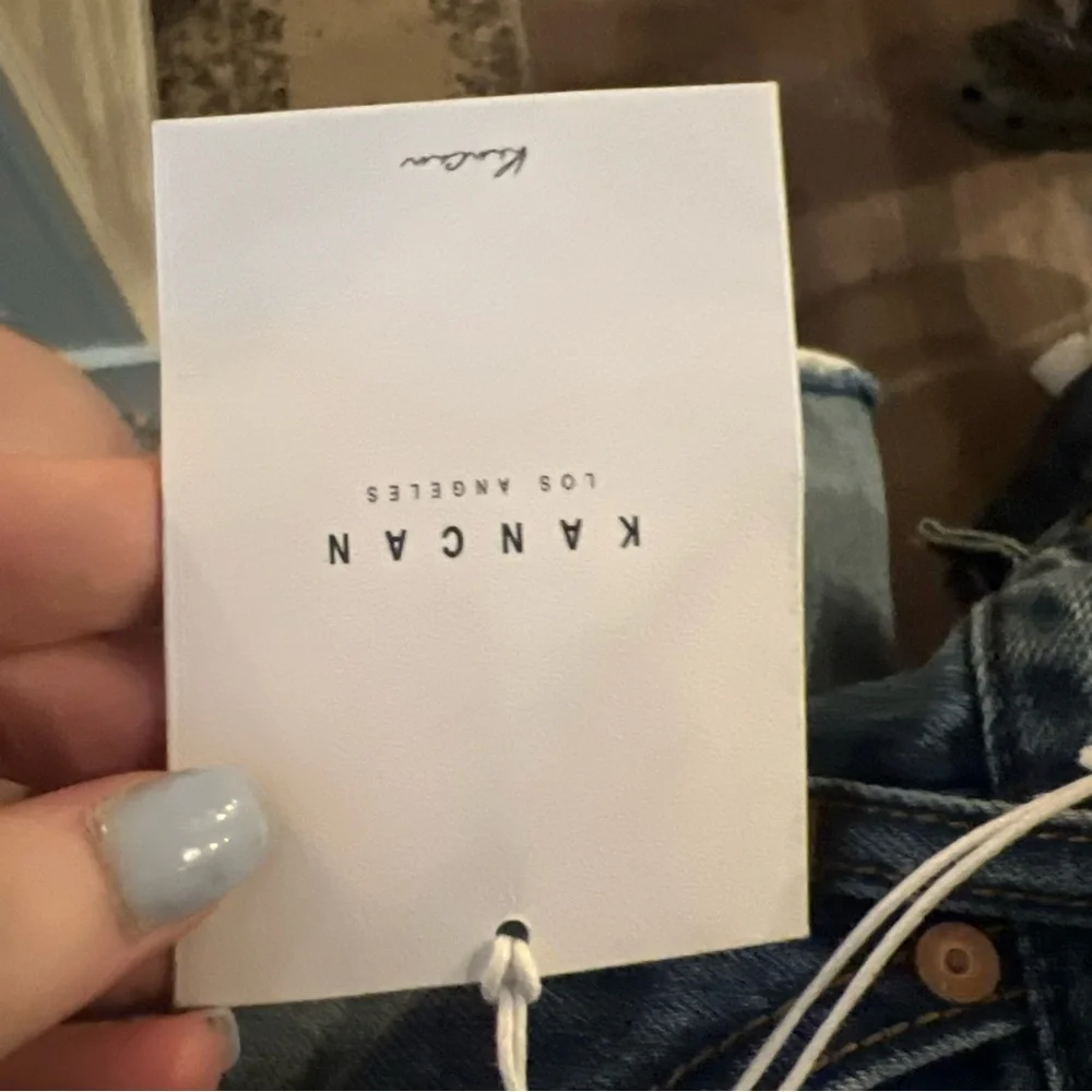 Kancan New Button Up Jeans 15/31 Wide Legged High Rise #457 - Picture 5 of 5